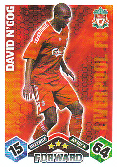 David N'Gog Liverpool 2009/10 Topps Match Attax #EX30